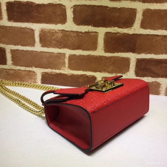 Firstbag ru small Signature GUCCI bag Gucci shoulder Padlock 0819